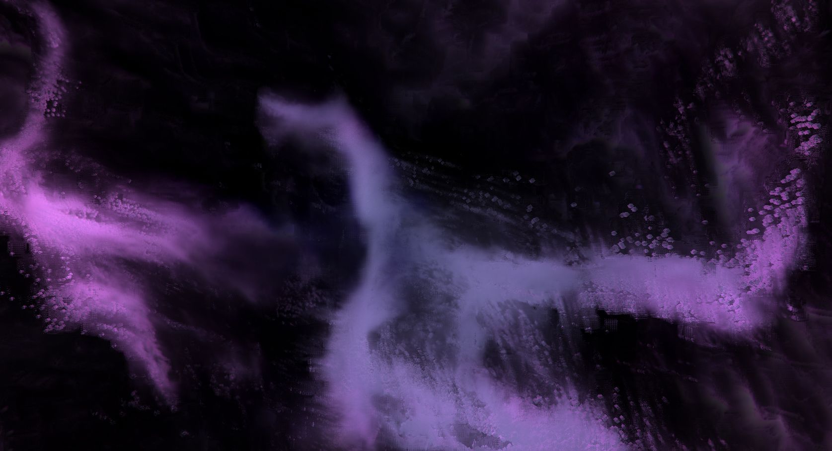 A frame extracted from Impasto video installation